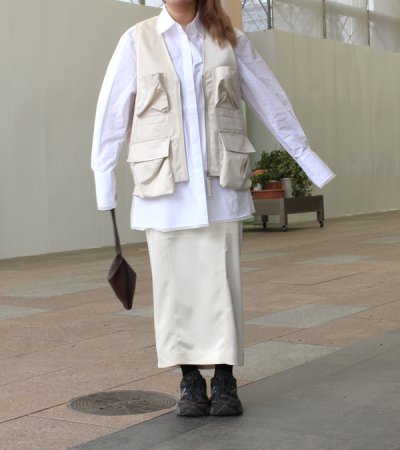 画像14: サテンペンシルスカート　Satin Pencil Skirt