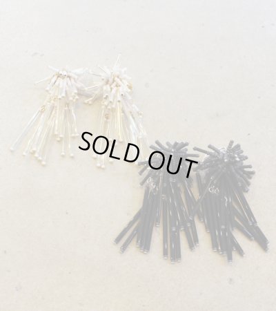 画像1: バイカラービーズイヤリング　Bicolor Beads Earring