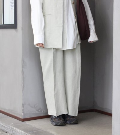 画像9: 20%OFF！タックリネントラウザーズ　Tuck Linen Trousers《セール商品につき返品不可》