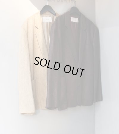 画像1: ボーイフレンドリネンジャケット　Boyfriend Linen Jacket