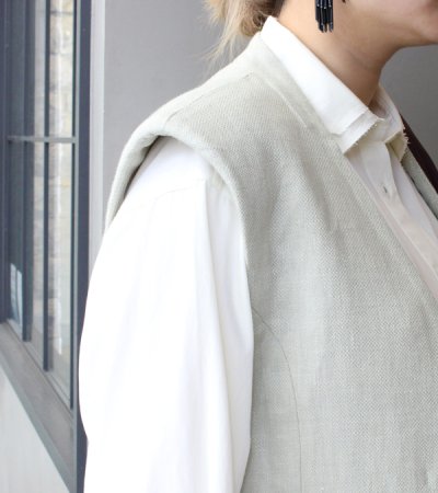 画像6: 20%OFF！リネンオーバーベスト　Linen Over Vest《セール商品につき返品不可》