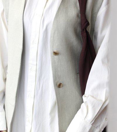 画像8: 20%OFF！リネンオーバーベスト　Linen Over Vest《セール商品につき返品不可》