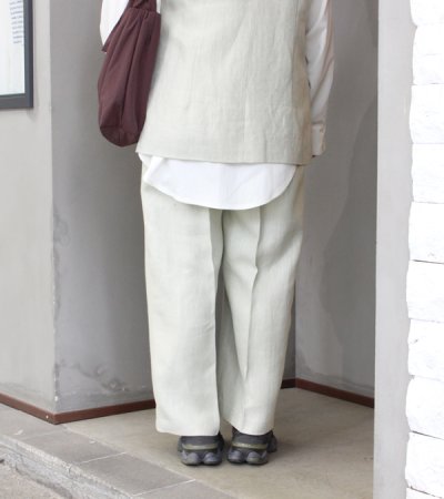 画像11: 20%OFF！タックリネントラウザーズ　Tuck Linen Trousers《セール商品につき返品不可》