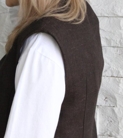 画像13: 20%OFF！リネンオーバーベスト　Linen Over Vest《セール商品につき返品不可》