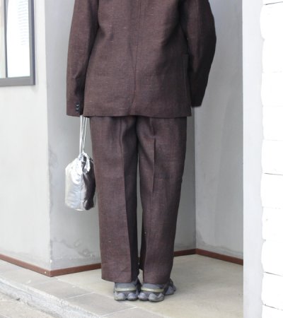 画像4: 20%OFF！タックリネントラウザーズ　Tuck Linen Trousers《セール商品につき返品不可》