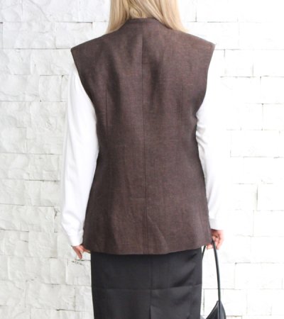 画像12: 20%OFF！リネンオーバーベスト　Linen Over Vest《セール商品につき返品不可》