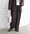タックリネントラウザーズ　Tuck Linen Trousers