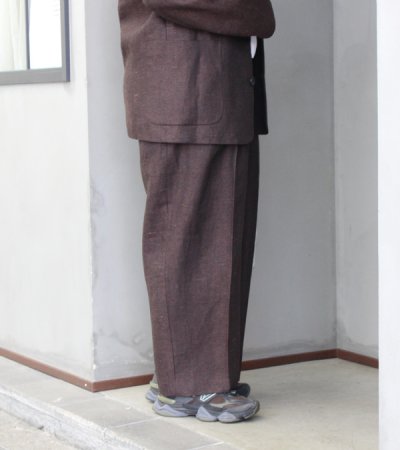 画像3: 20%OFF！タックリネントラウザーズ　Tuck Linen Trousers《セール商品につき返品不可》