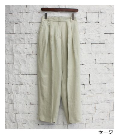 画像24: 20%OFF！タックリネントラウザーズ　Tuck Linen Trousers《セール商品につき返品不可》