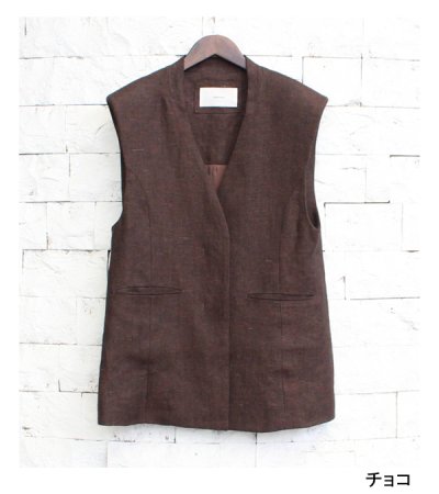 画像26: 20%OFF！リネンオーバーベスト　Linen Over Vest《セール商品につき返品不可》