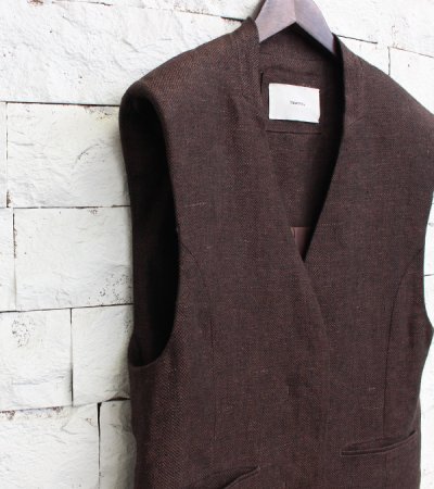 画像25: 20%OFF！リネンオーバーベスト　Linen Over Vest《セール商品につき返品不可》