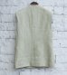画像24: リネンオーバーベスト　Linen Over Vest
