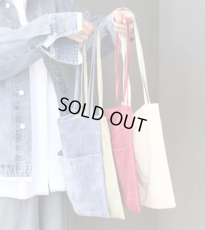 画像1: ベルベットトートバック　Velvet Tote Bag