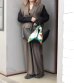 画像13: エコレザーラウンドバッグ　Ecoleather Round Bag