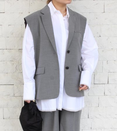 画像1: カットオフオーバーベスト　Cutoff Over Vest