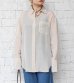 画像1: ストライプシルキーシャツ　Stripe Silky Shirts (1)