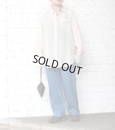 画像2: ストライプシルキーシャツ　Stripe Silky Shirts