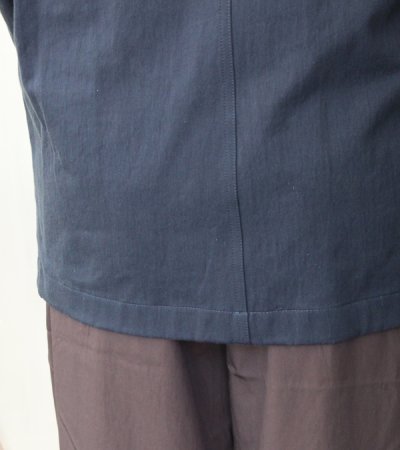 画像8: 20%OFF！カラーレスコットンサテンジャケット　Collarless Cottonsatin Jacket《セール商品につき返品不可》