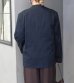 画像5: カラーレスコットンサテンジャケット　Collarless Cottonsatin Jacket