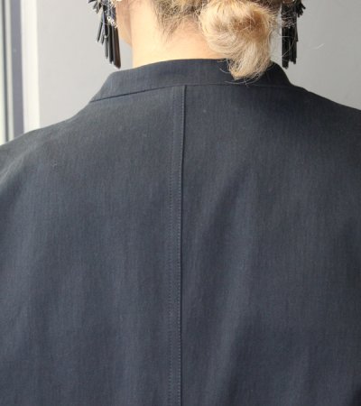 画像7: 20%OFF！カラーレスコットンサテンジャケット　Collarless Cottonsatin Jacket《セール商品につき返品不可》