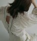 画像1: ボリュームカットワークブラウス　Volume Cutwork Blouse (1)