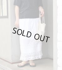 20%OFF！タックレーススカート　Tuck Lace Skirt《セール商品につき返品不可》