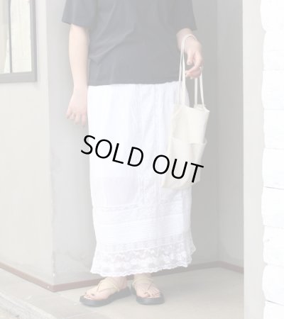 画像1: 20%OFF！タックレーススカート　Tuck Lace Skirt《セール商品につき返品不可》