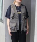 サテンポケットベスト　Satin Pocket Vest