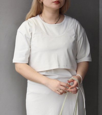 画像2: レイヤードカットティーシャツ　Layered Cut T-shirts