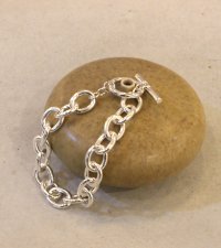 オーバルチェーンブレスレット　Oval Chain Bracelet (Silver925)
