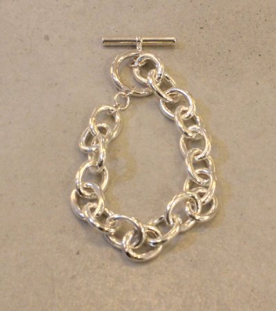 画像2: オーバルチェーンブレスレット　Oval Chain Bracelet (Silver925)