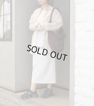 画像32: ダブルフェイスブークレータイトスカート