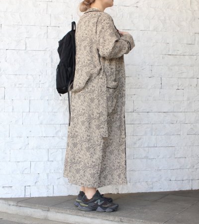 画像2: ジャガードパイピングガウン　Jacquard Piping Gown