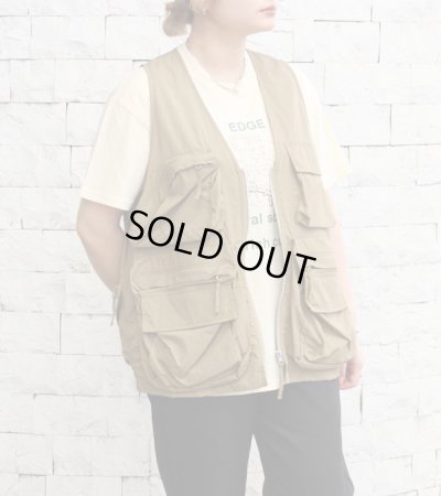 画像1: ナイロンポケットベスト　Nylon Pocket Vest