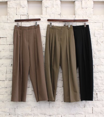 画像1: ツイルワイドトラウザーズ　Twill Wide Trousers