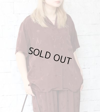 画像1: スワロウサテンシャツ　Swallow Satin Shirts