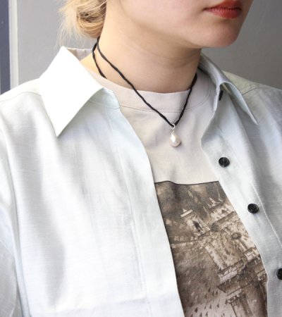 画像6: シルクコード×パールネックレス　Silkcord x Pearl Necklace