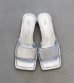 画像2: スクエアエコレザーサンダル　Square Ecoleather Sandals (2)