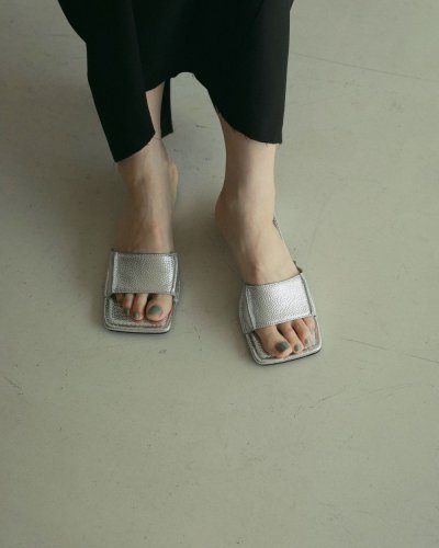 画像9: スクエアエコレザーサンダル　Square Ecoleather Sandals