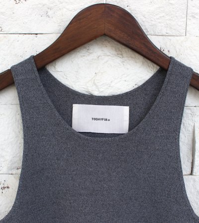画像2: ハイゲージニットタンクトップ　Highgauge Knit Tanktop