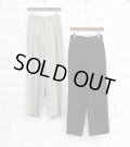 タックワイドトラウザーズ　Tuck Wide Trousers