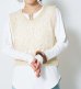 画像8: スカシ柄編みチビベスト