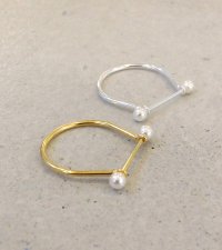 スキニーパールリング　Skinny Pearl Ring