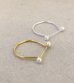 画像1: スキニーパールリング　Skinny Pearl Ring (1)
