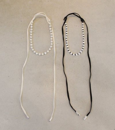 画像1: パールリボンチョーカー　Pearl Ribbon Choker