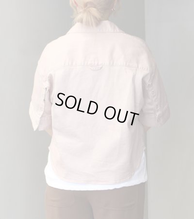 画像14: ダスティーダイデニムハーフスリーブシャツ