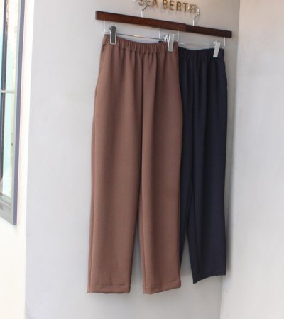 画像23: ストレッチドビーテーパードギャザーパンツ