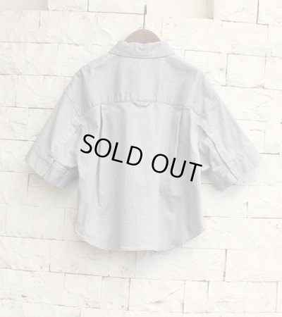 画像21: ダスティーダイデニムハーフスリーブシャツ