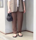 ストレッチドビーテーパードギャザーパンツ