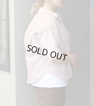 画像13: ダスティーダイデニムハーフスリーブシャツ